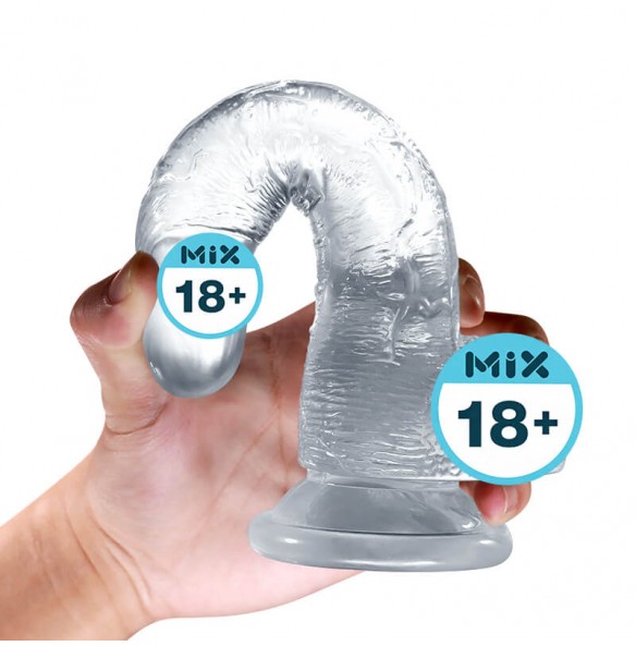 MizzZee - Transparent Crystal Dildo (L:18cm - D:3.5cm) MizzZee - Transparent Crystal Dildo (L:18cm - D:3.5cm)